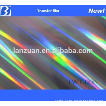 transparent holographic film for cigarettes, wine, cosmetics wrap